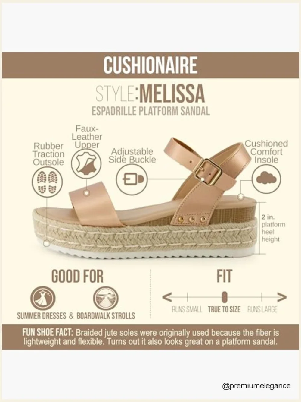 Platform Wedge Sandals with Memory Foam Insole and Adjustable Ankle Strap